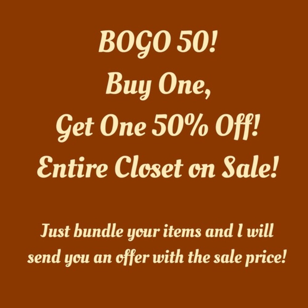 CLOSET CLEAR OUT! Amazing deals :)